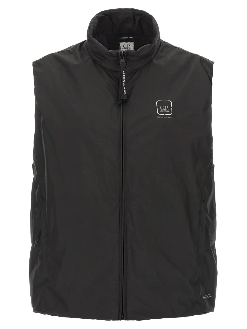 C.p. Company Black Polyamide Sleeveless Jacket