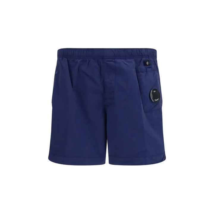 C.P. Company Blue Nylon Shorts