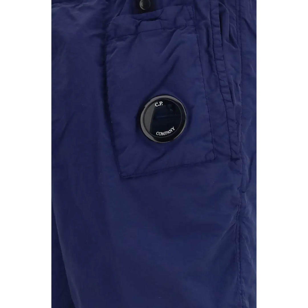 C.P. Company Blue Nylon Shorts