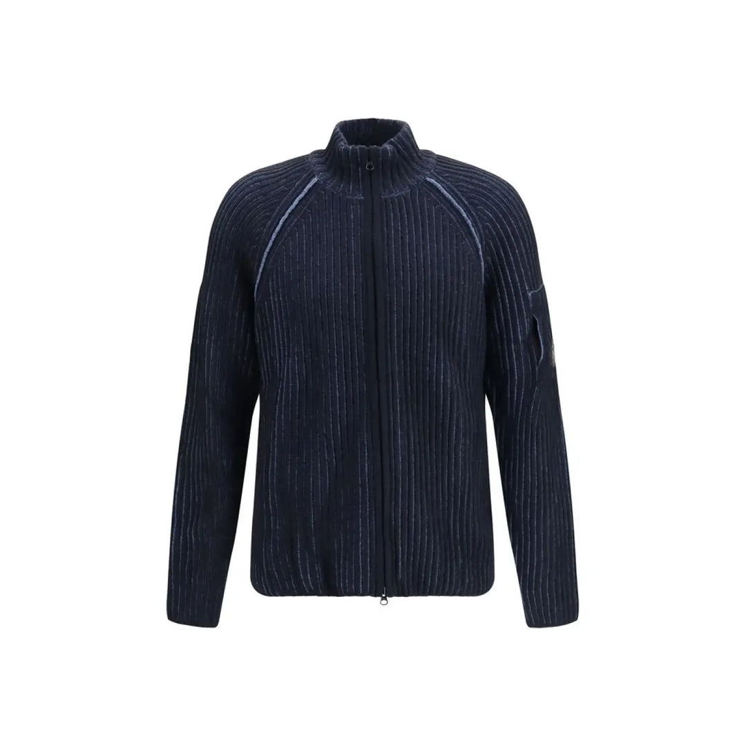 C.p. Company Blue Polyamide Cardigan