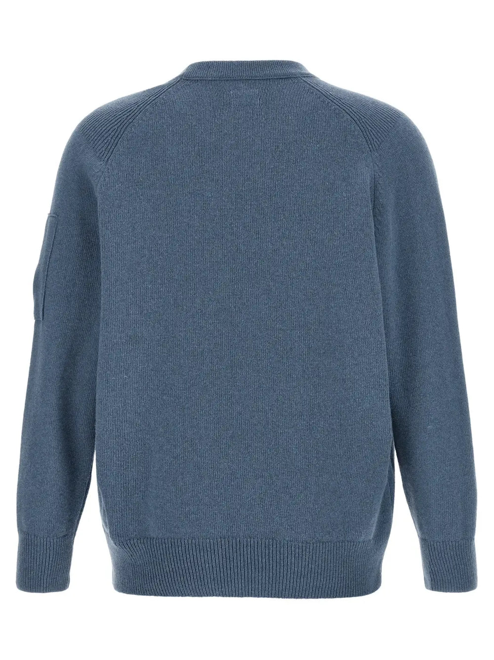 C.p. Company Blue Wool Cardigan