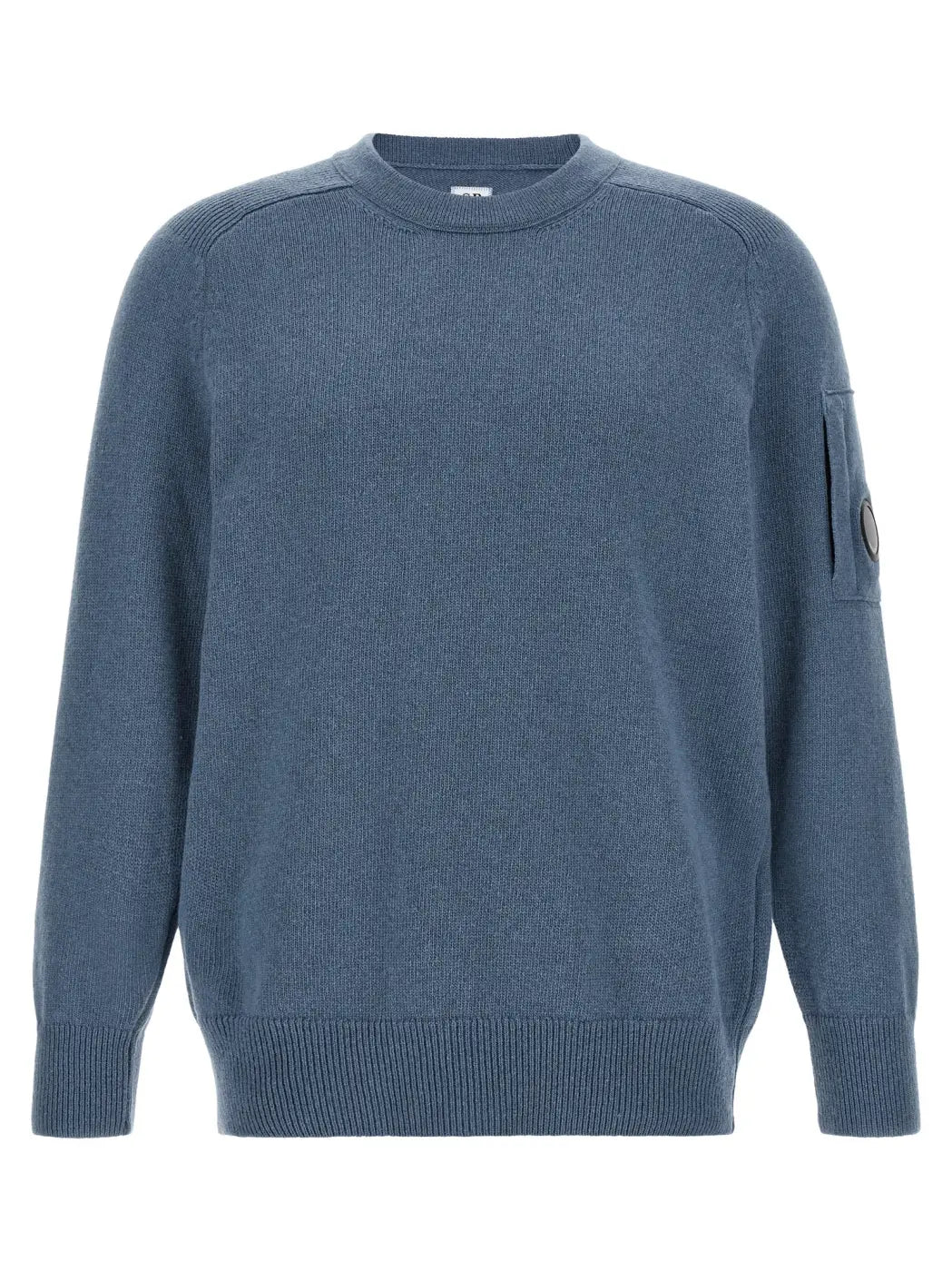 C.p. Company Blue Wool Cardigan