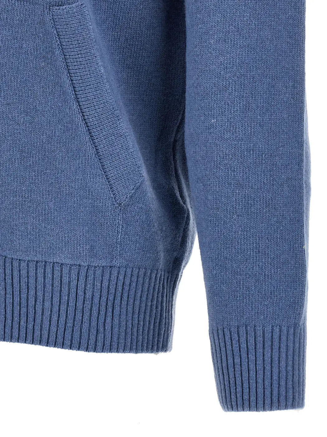C.p. Company Blue Wool Cardigan