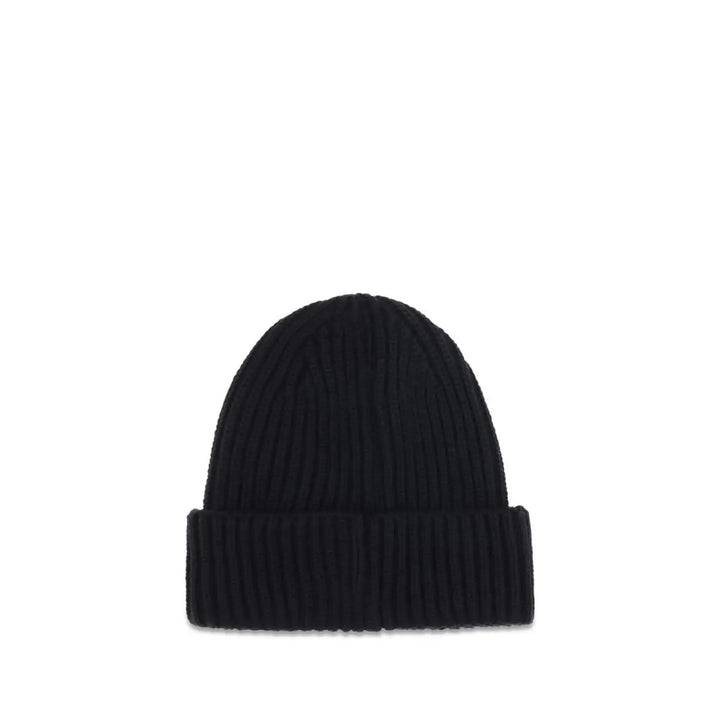 C.p. Company Blue Wool Oves Aries Beanie