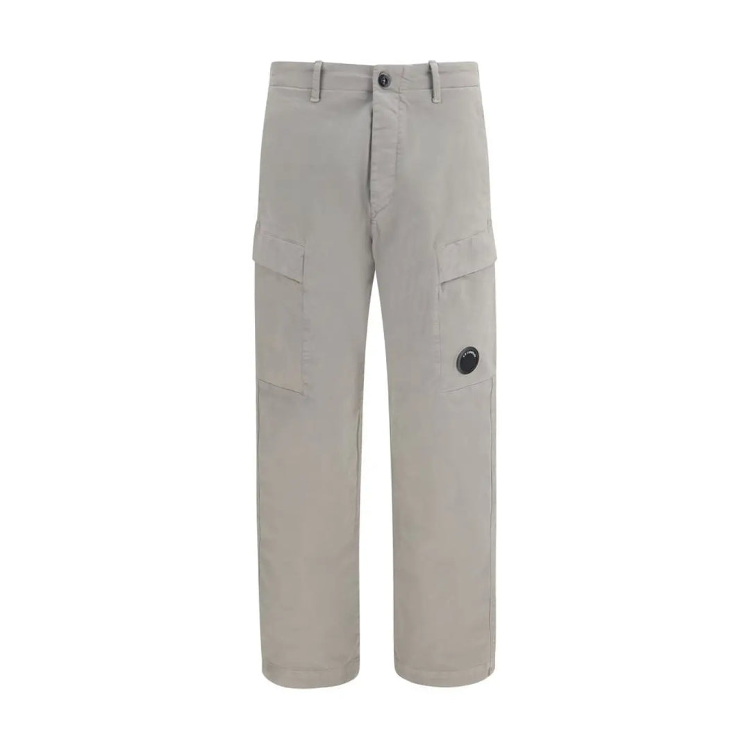 C.p. Company Gray Cotton Cargo Pants