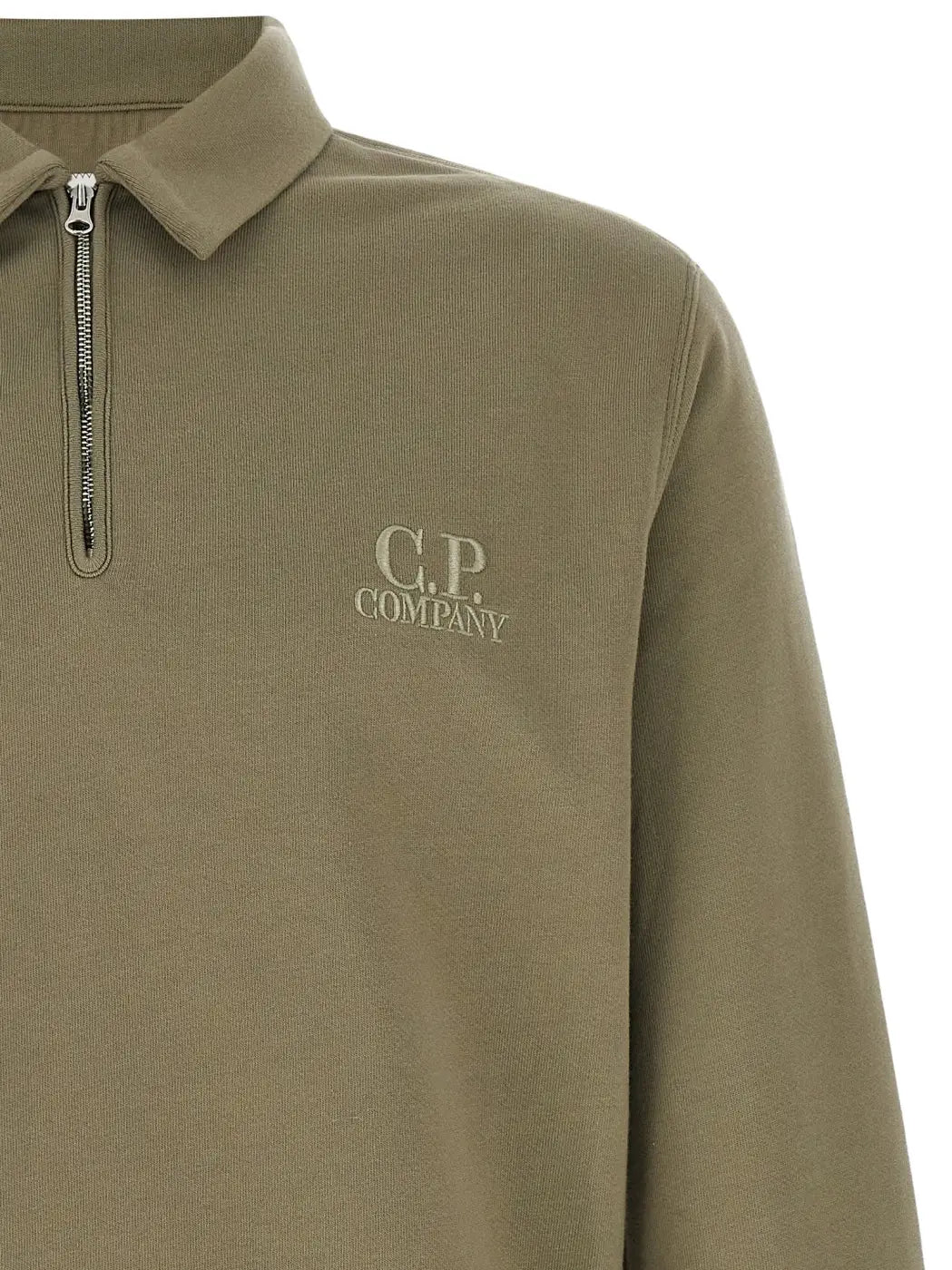 C.p. Company Gray Cotton Sweatshirt