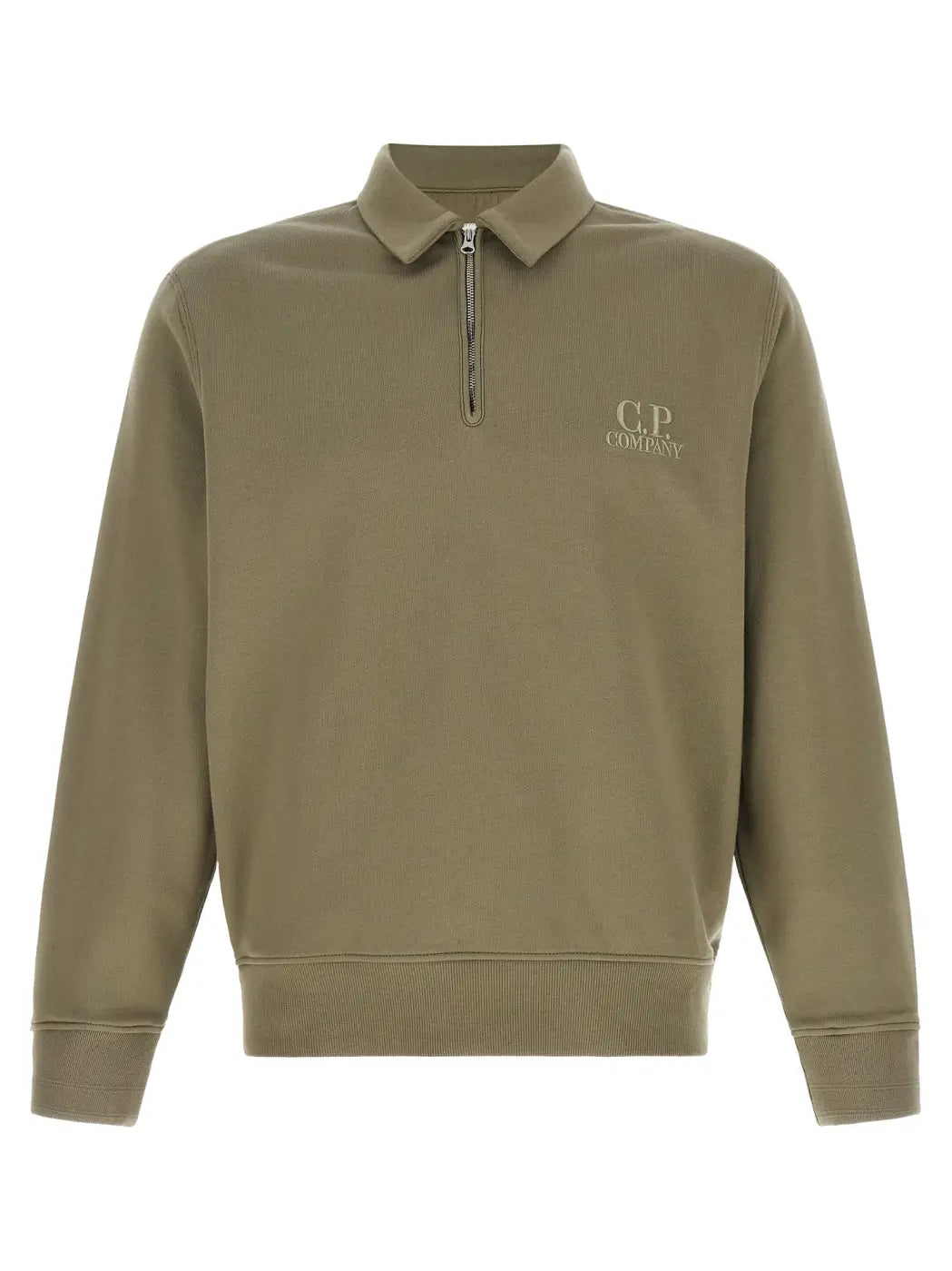 C.p. Company Gray Cotton Sweatshirt