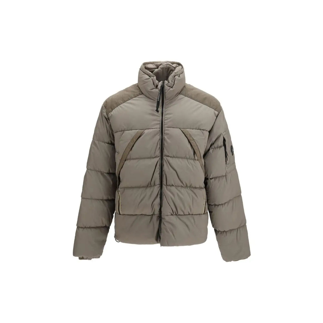 C.p. Company Gray Polyamide Full-length Jacket