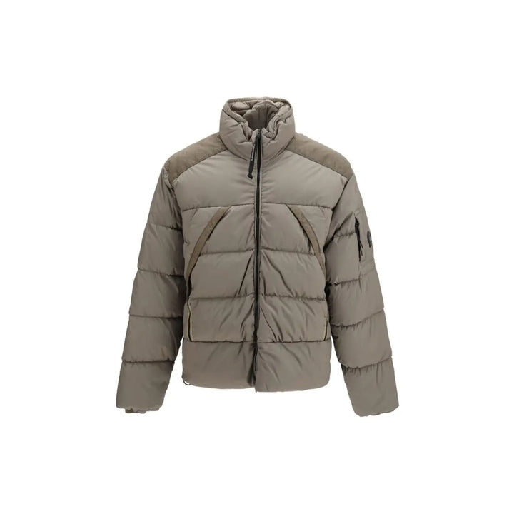 C.p. Company Gray Polyamide Full-length Jacket