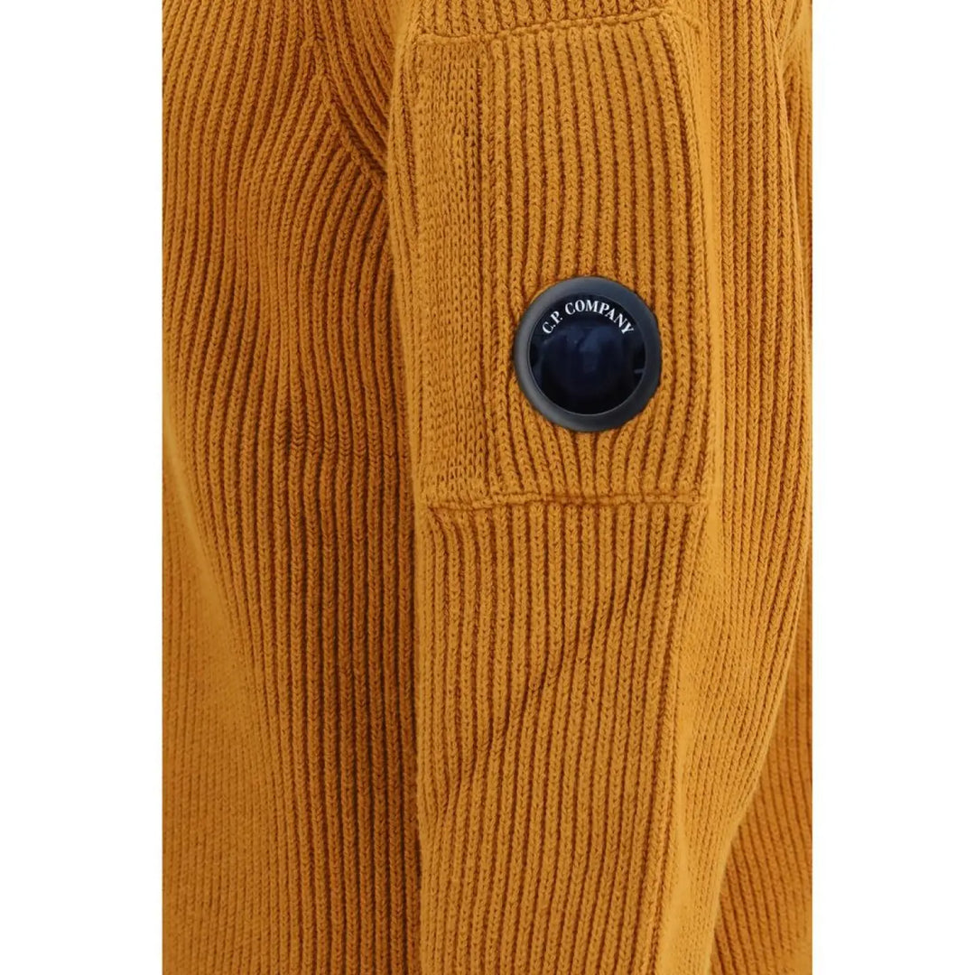 C.p. Company Orange Cotton Sweatshirt