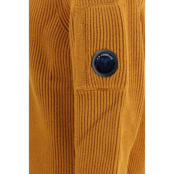 C.p. Company Orange Cotton Sweatshirt