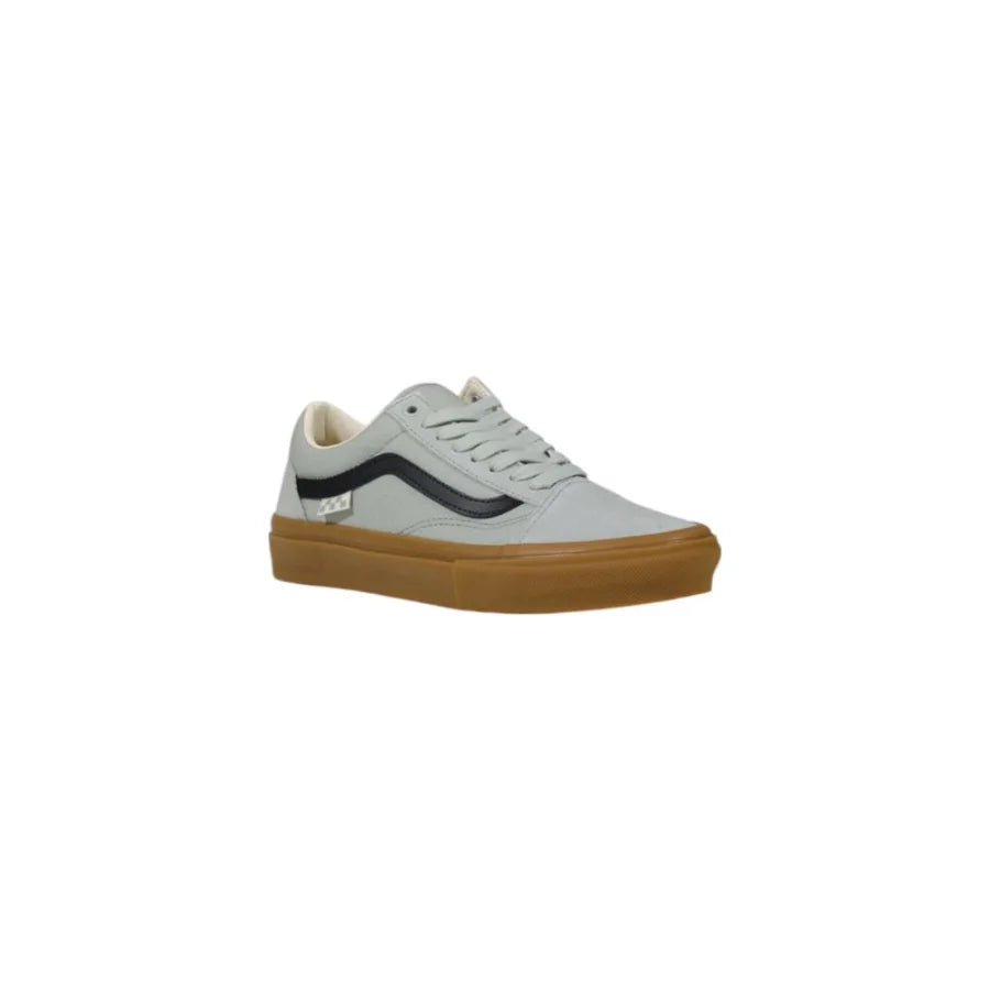 Vans Gray Suede Leather Low Top Sneakers