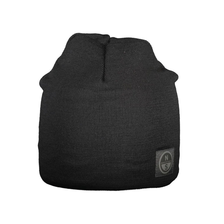North Sails Black Wool Men Cap