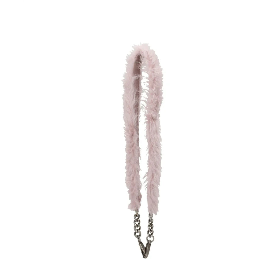 Miu Pink Fur Shoulder Bag