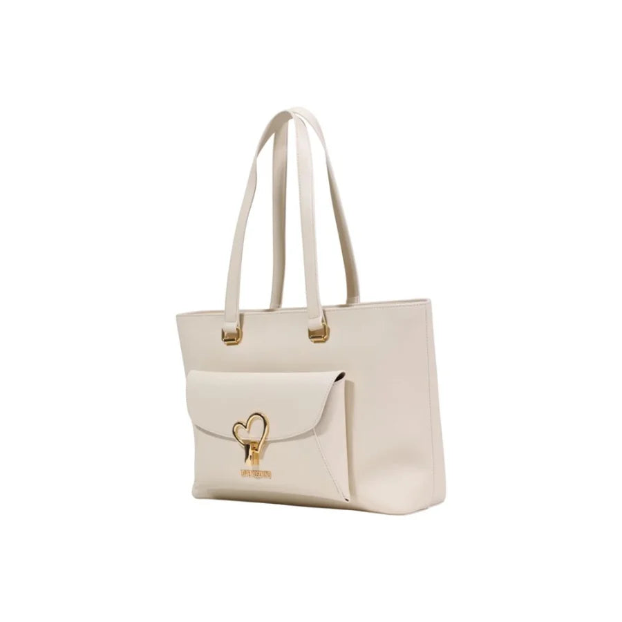 Love Moschino Beige Polyethylene Handbag