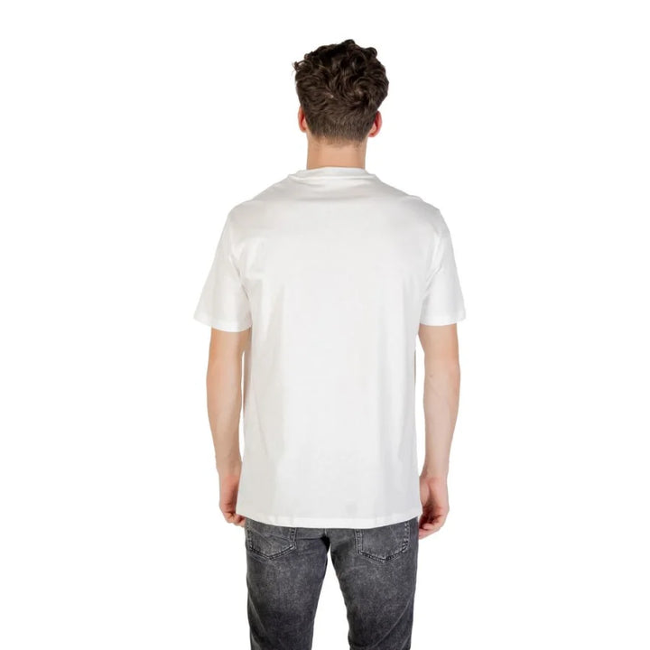 Armani Exchange White Cotton T-Shirt
