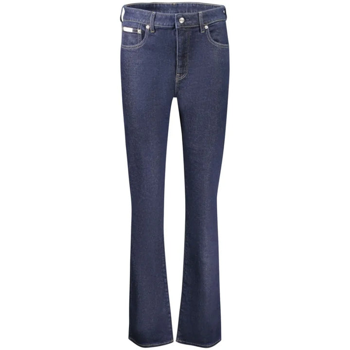 Calvin Klein Blue Cotton Bootcut Jeans