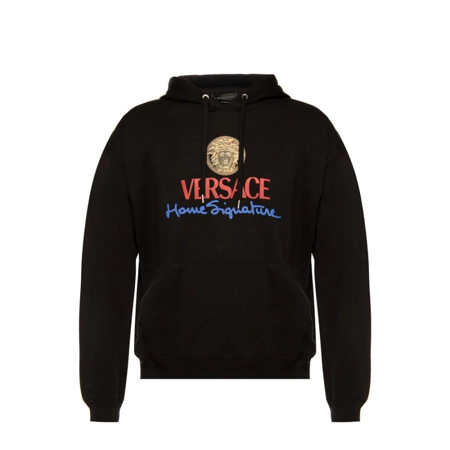 Versace Black Cotton Sweatshirt