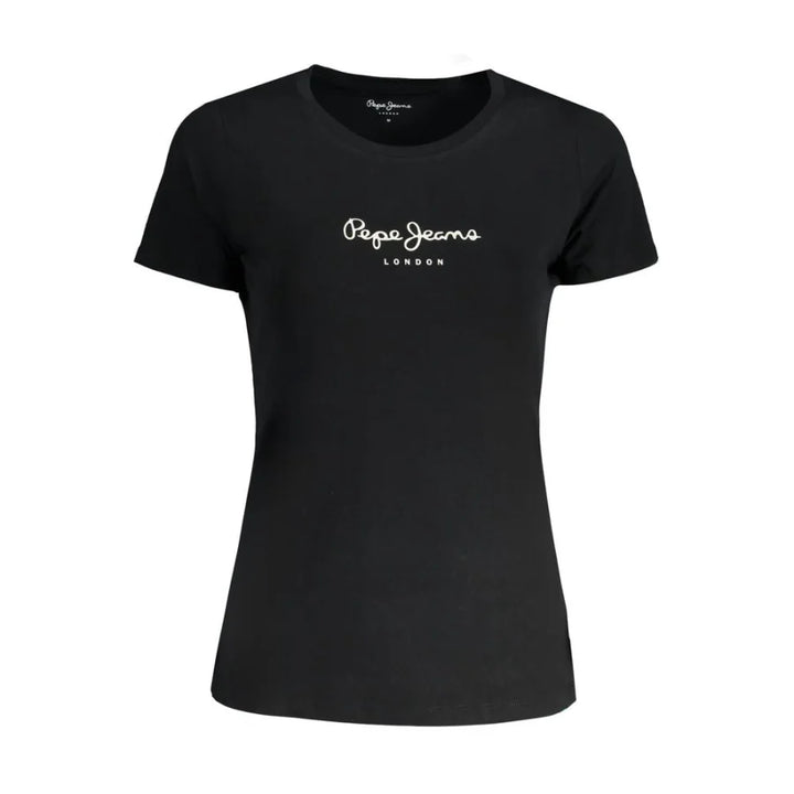 Pepe Jeans Black Cotton Women’s T-Shirt