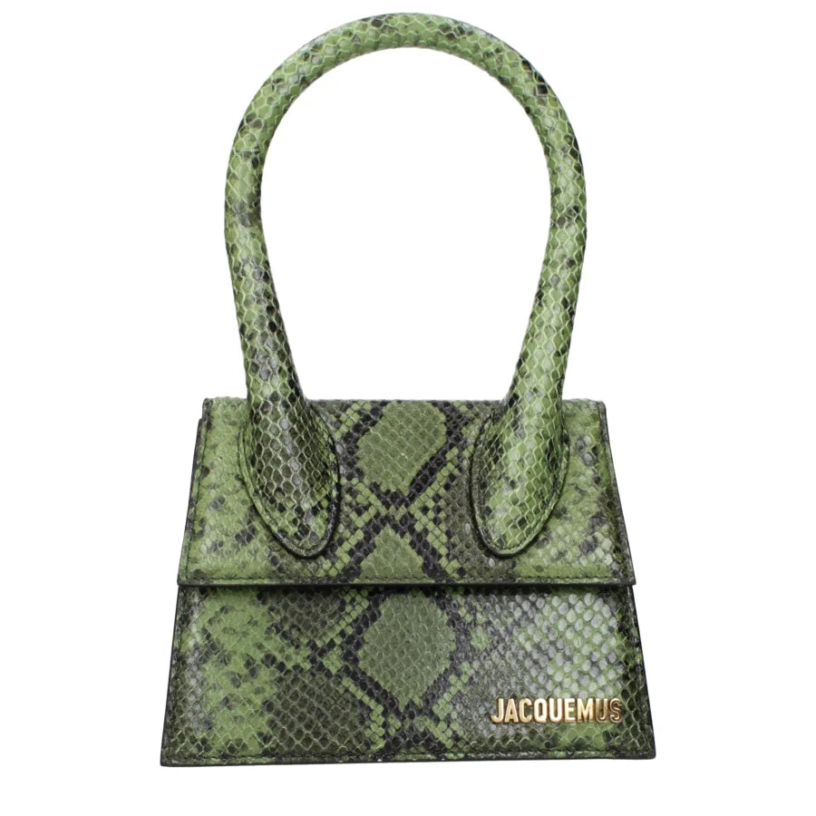 Jacquemus Green Leather Handbag