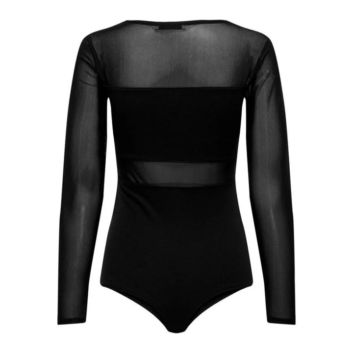 Only Black Cotton Bodysuit
