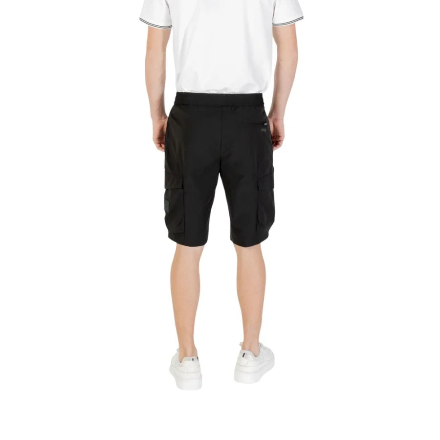 Hugo Boss Black Polyester Bermuda Shorts