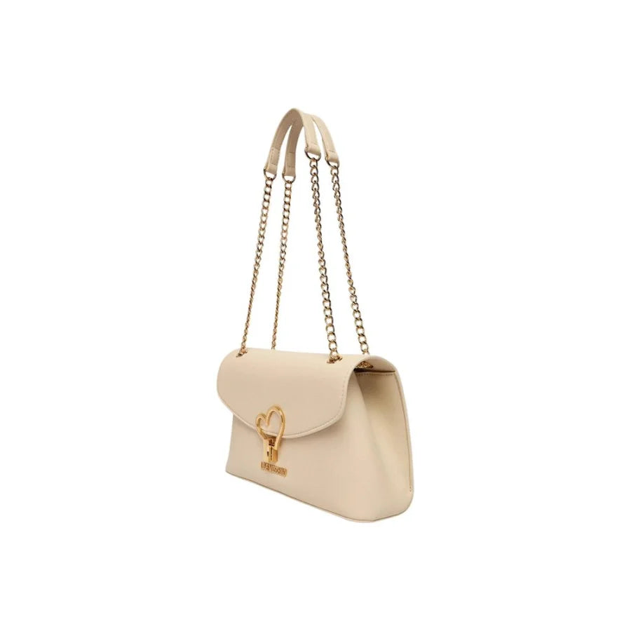 Love Moschino Beige Polyethylene Handbag