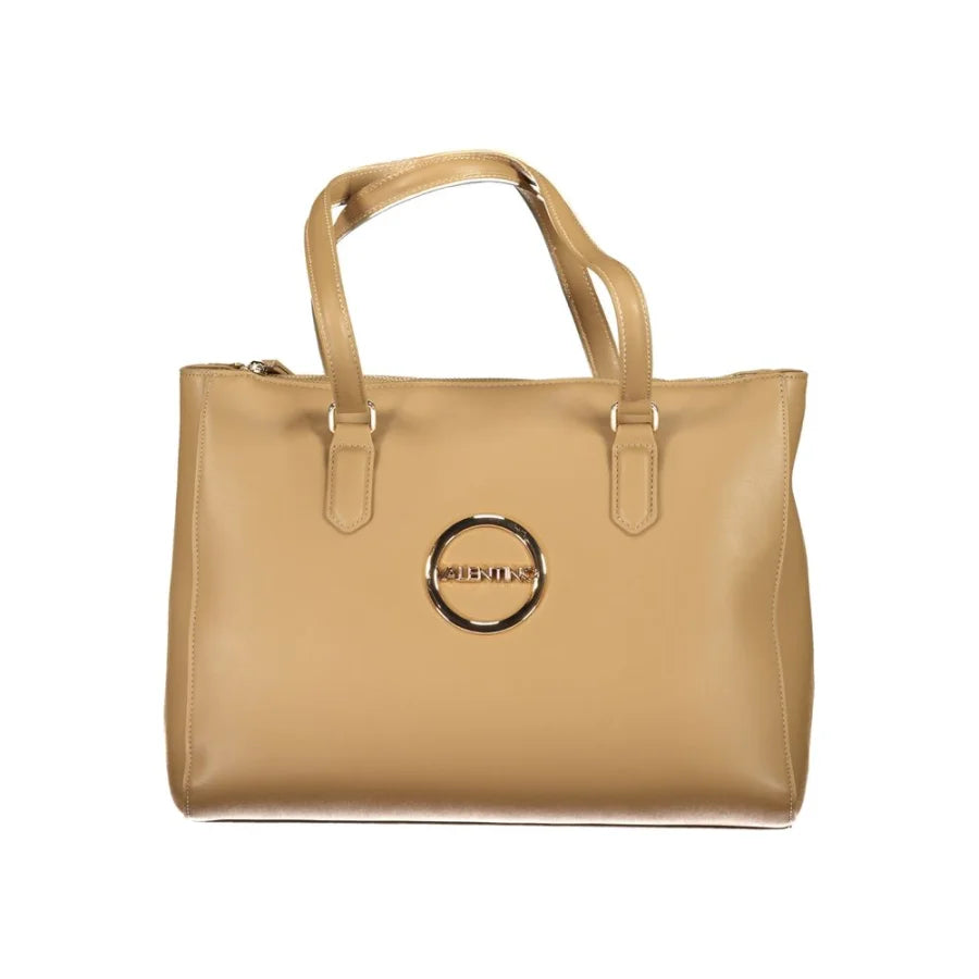 Mario Valentino Beige Polyurethane Women Handbag