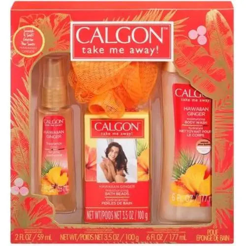 Calgon Hawaiian Ginger 4 Piece Gift Set for Tropical Bliss Women’s Sets Coty