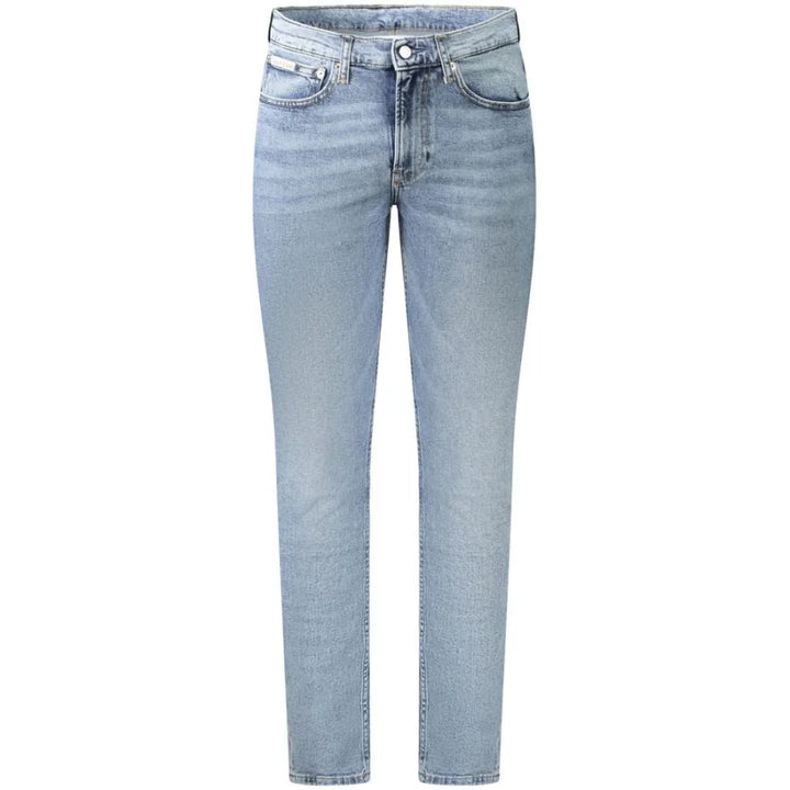 Calvin Klein Azzurro Cotton Mens Jeans