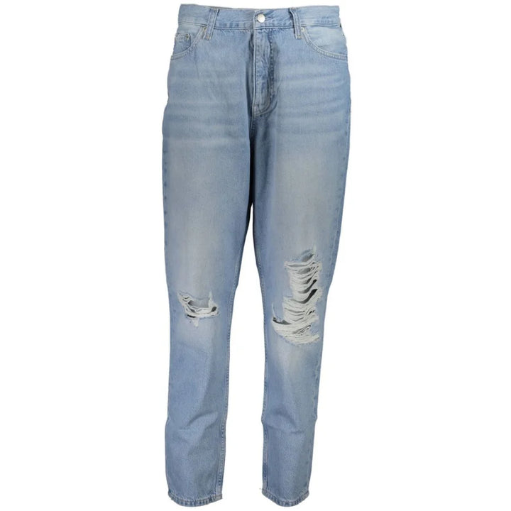 Calvin Klein Azzurro Cotton Woman Jeans