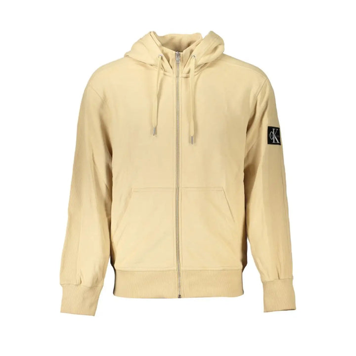 Calvin Klein Beige Cotton Men Sweater