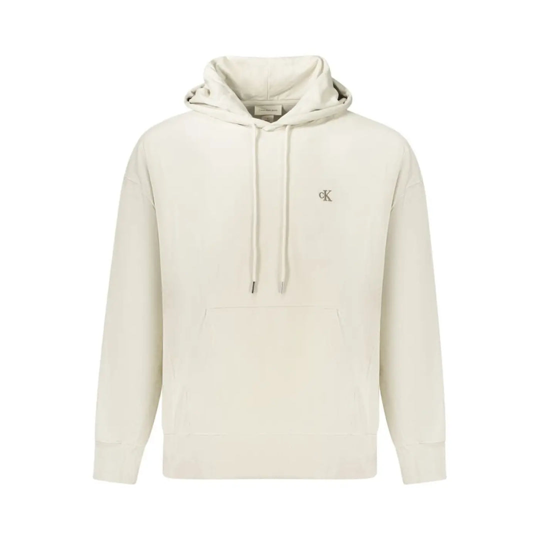 Calvin Klein Beige Cotton Men’s Hoodie