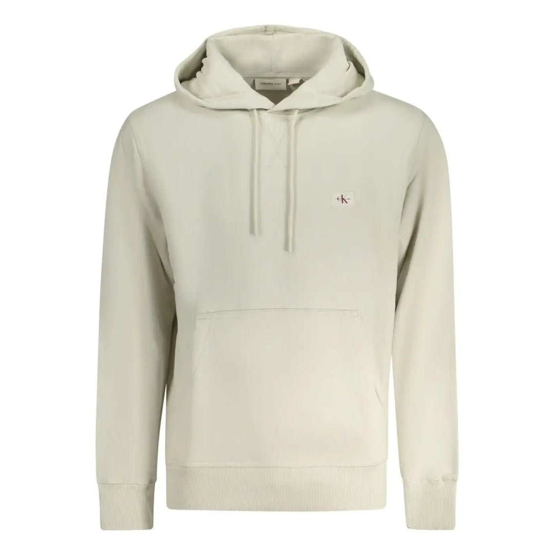 Calvin Klein Beige Cotton Men’s Hoodie
