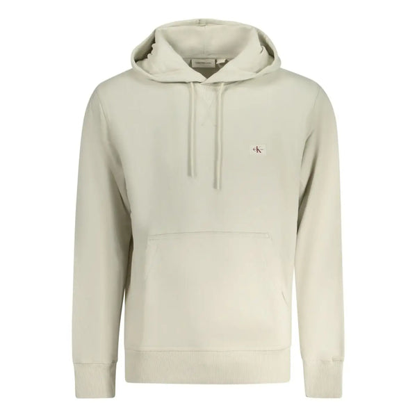 Calvin Klein Beige Cotton Men’s Hoodie
