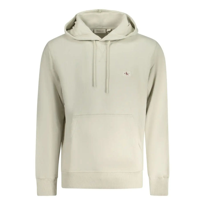 Calvin Klein Beige Cotton Men’s Hoodie