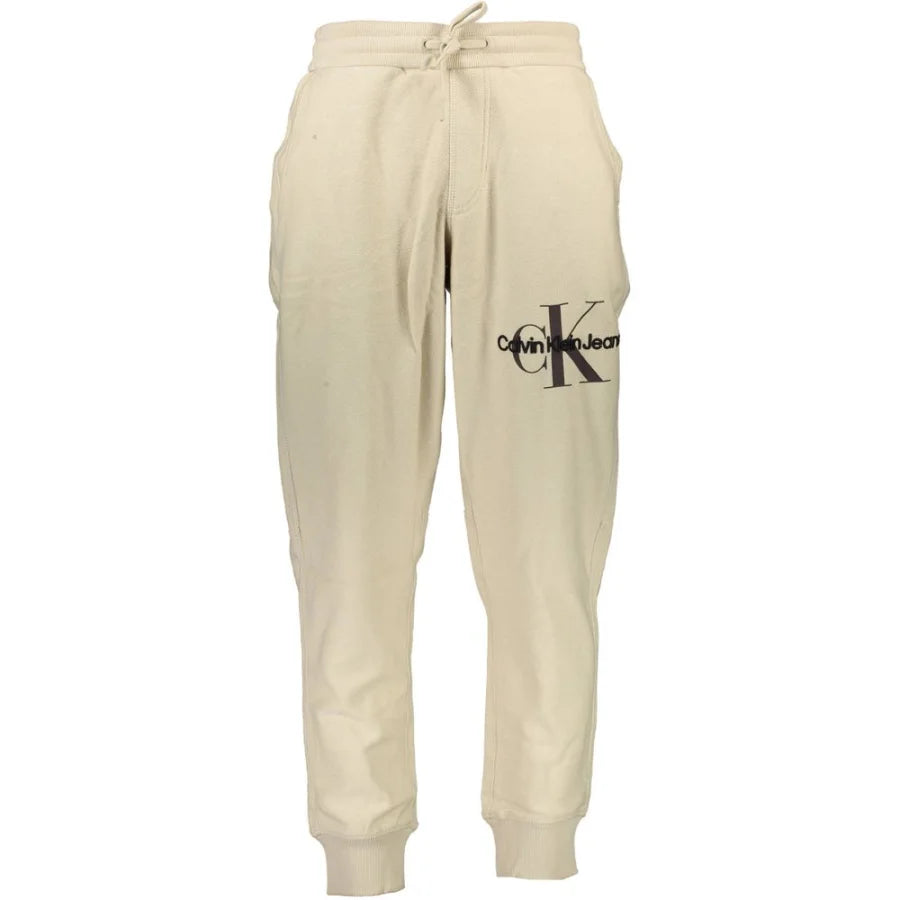 Calvin Klein Beige Cotton Men’s Sweatpant