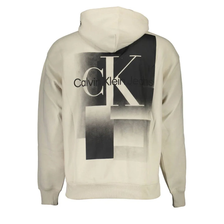 Calvin Klein Beige Cotton Men’s Sweatshirt