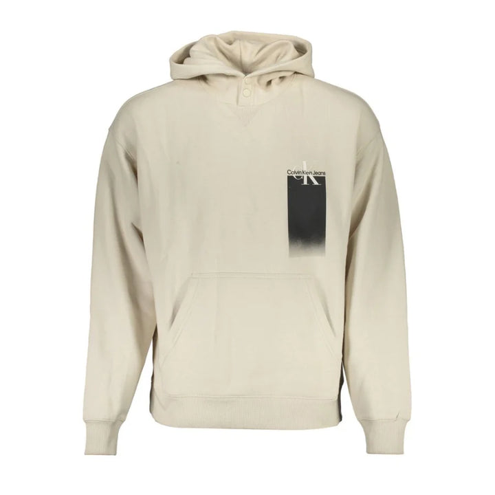 Calvin Klein Beige Cotton Men’s Sweatshirt