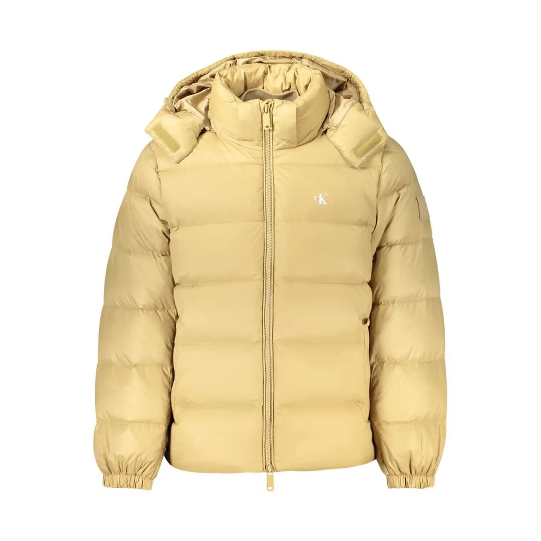 Calvin Klein Beige Nylon Men Jacket