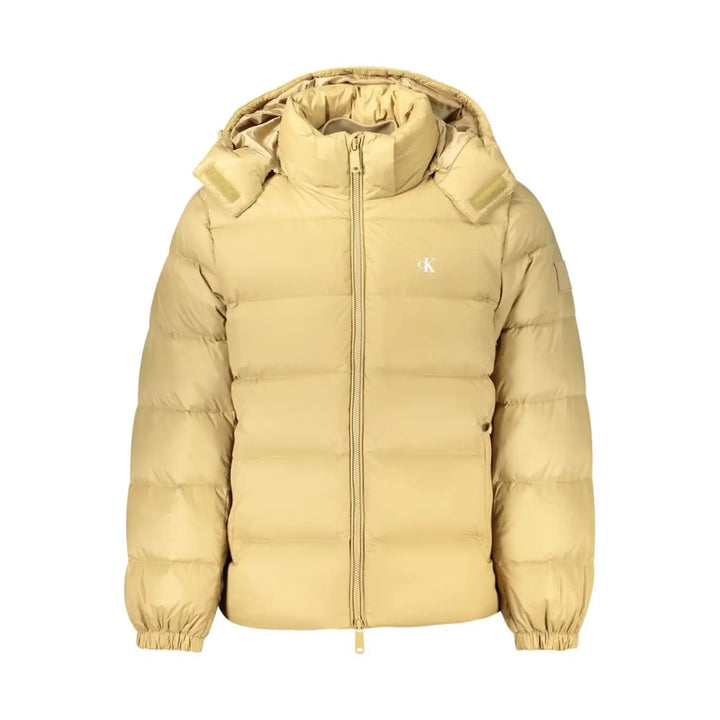 Calvin Klein Beige Nylon Men Jacket