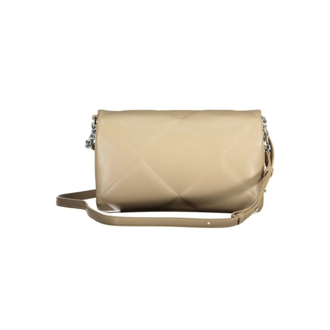 Calvin Klein - Beige Polyester Women Shoulder Bag