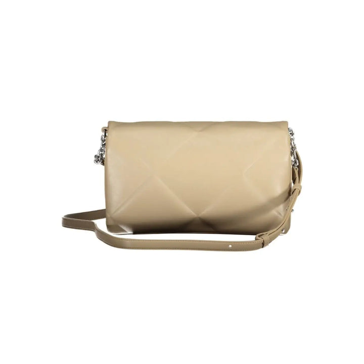 Calvin Klein - Beige Polyester Women Shoulder Bag