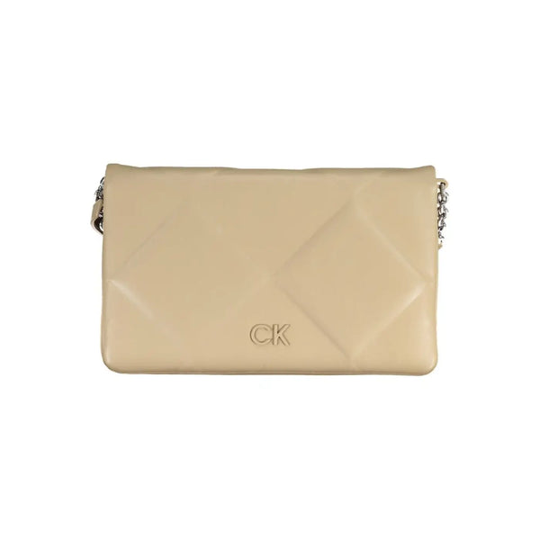 Calvin Klein - Beige Polyester Women Shoulder Bag