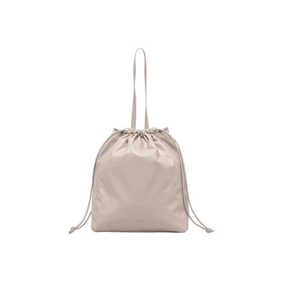 Calvin Klein Beige Polyethylene Handbag