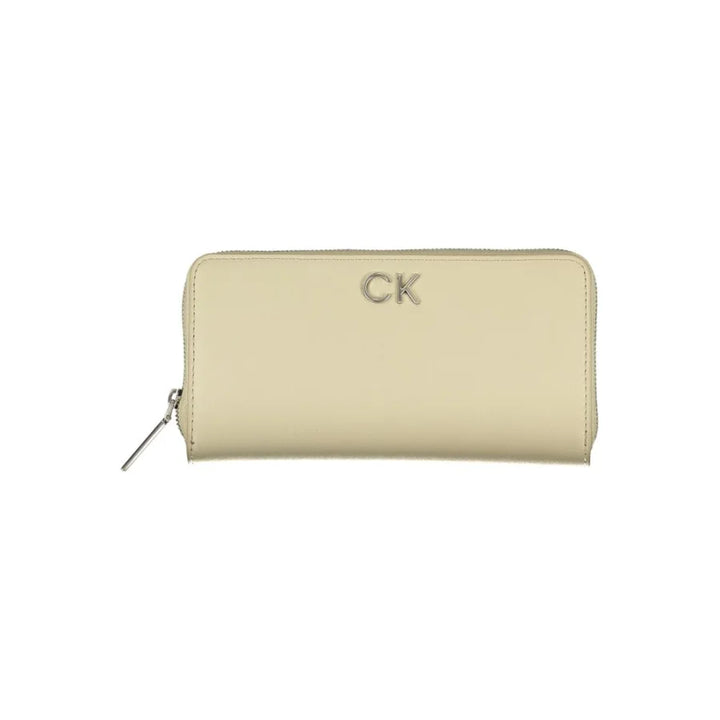 Calvin Klein Beige Polyurethane Women Wallet