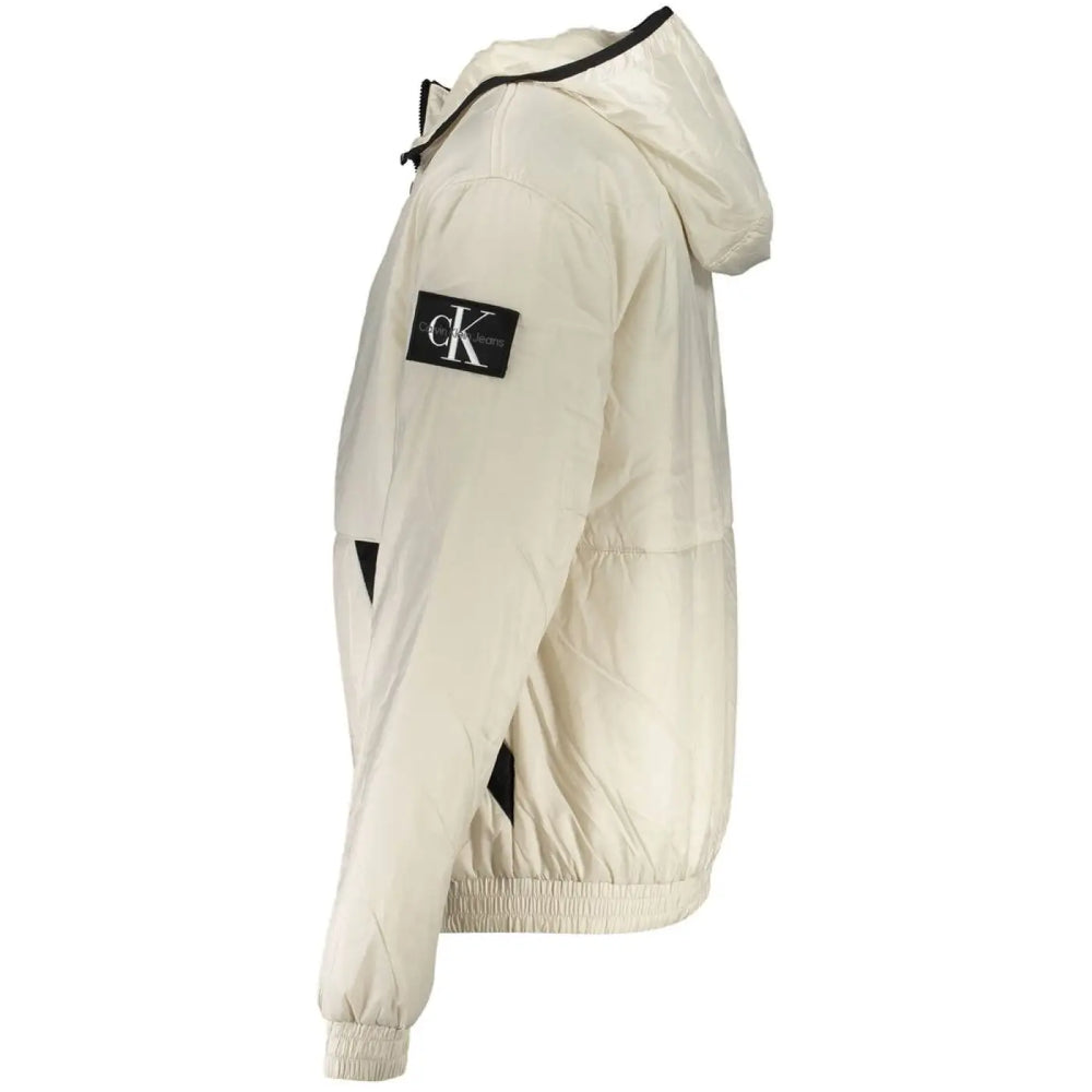 Calvin Klein Beige Recycled Polyester Men’s Jacket