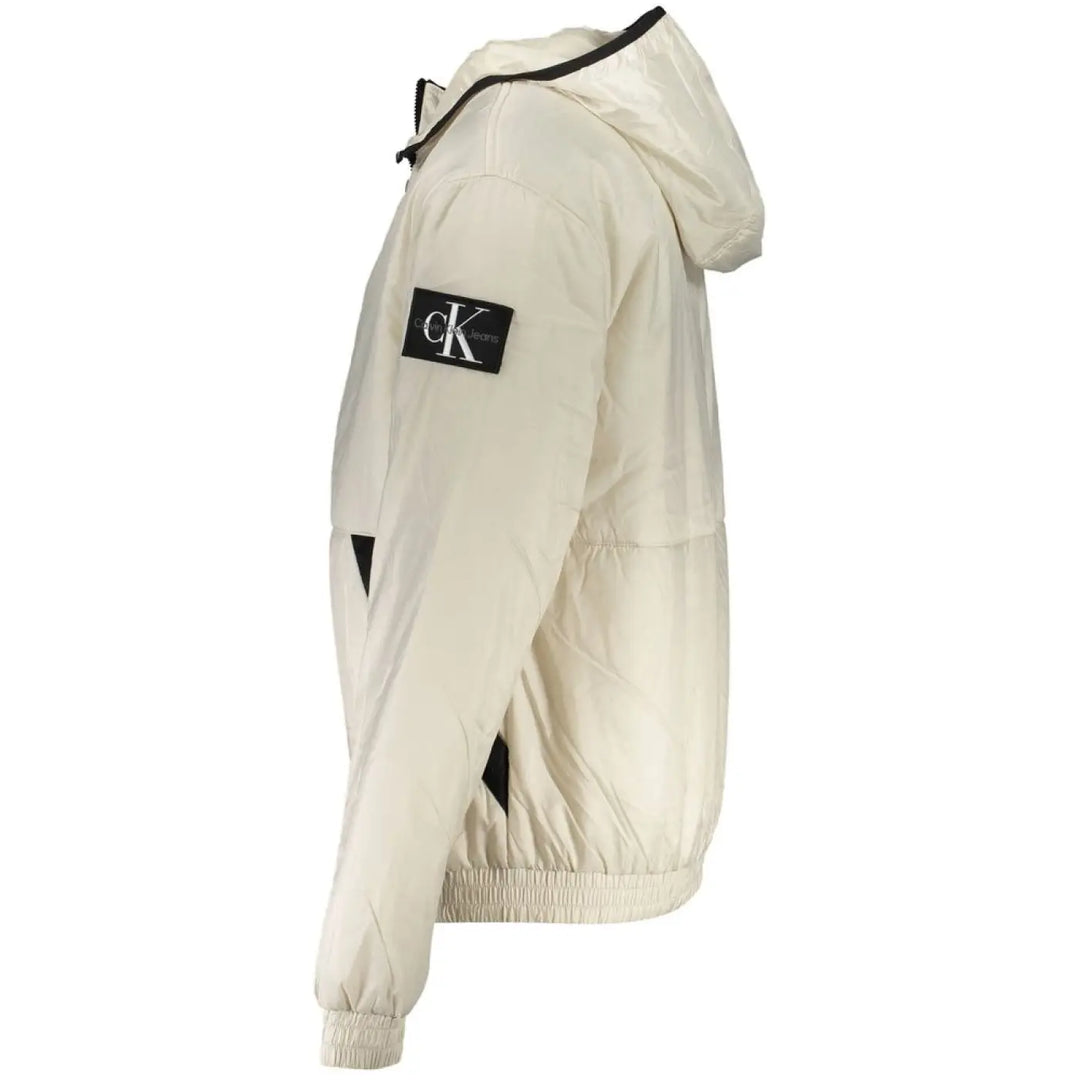 Calvin Klein Beige Recycled Polyester Men’s Jacket