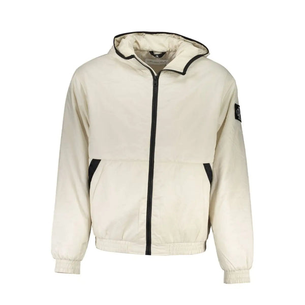 Calvin Klein Beige Recycled Polyester Men’s Jacket
