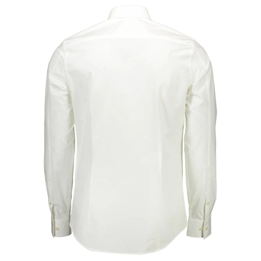 Calvin Klein Bianco Cotton Men Shirt